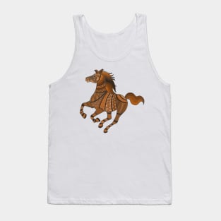 Abstract Horse Tank Top